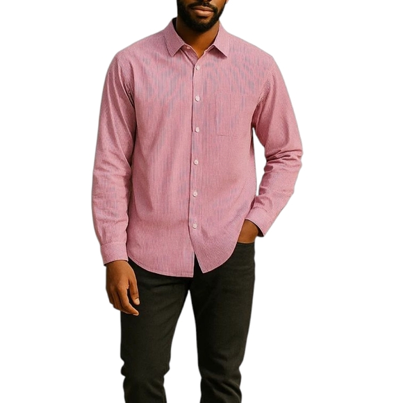 J. Hilburn Other - J. HILBURN XL 48in Chest Multi Plaid Button Up Down Shirt Collard Dress Business